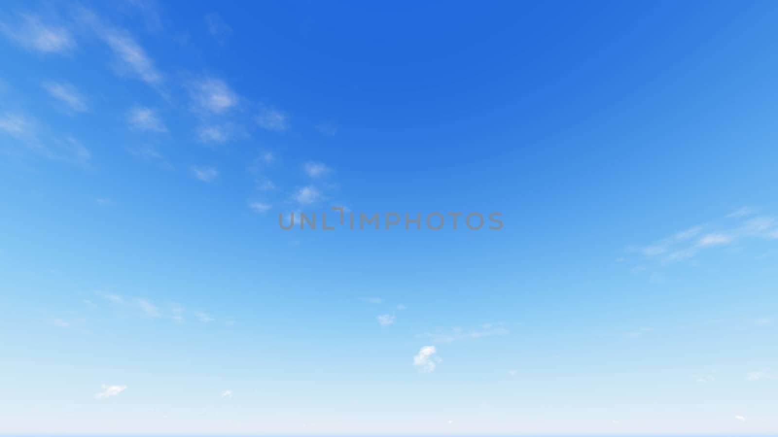 Cloudy blue sky abstract background, blue sky background with tiny clouds, 3d rendering

