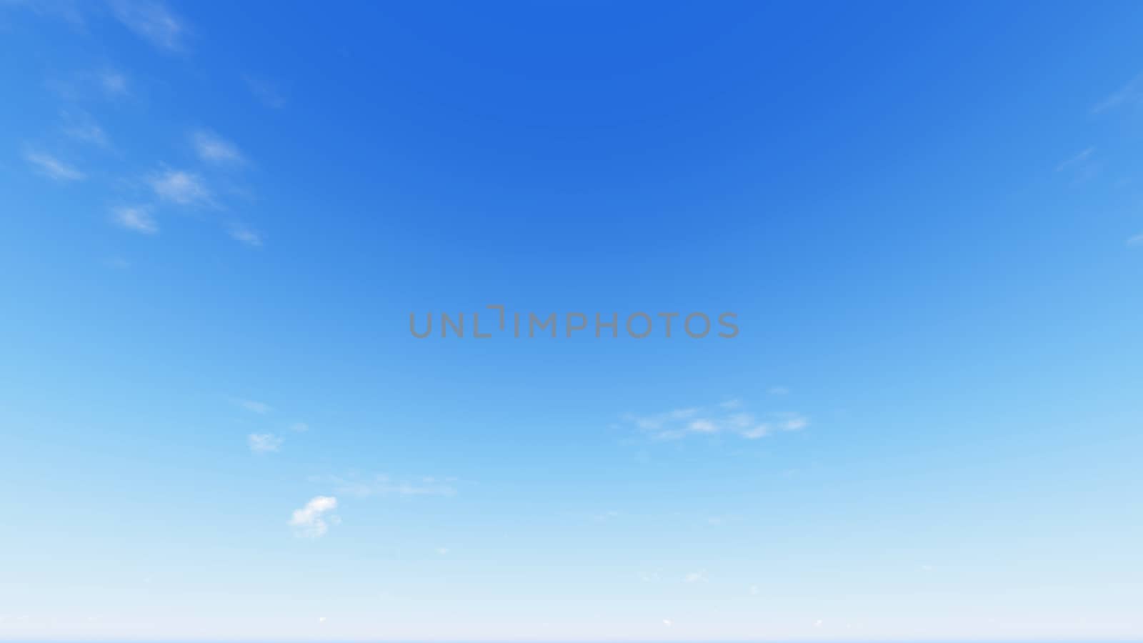 Cloudy blue sky abstract background, blue sky background with tiny clouds, 3d rendering

