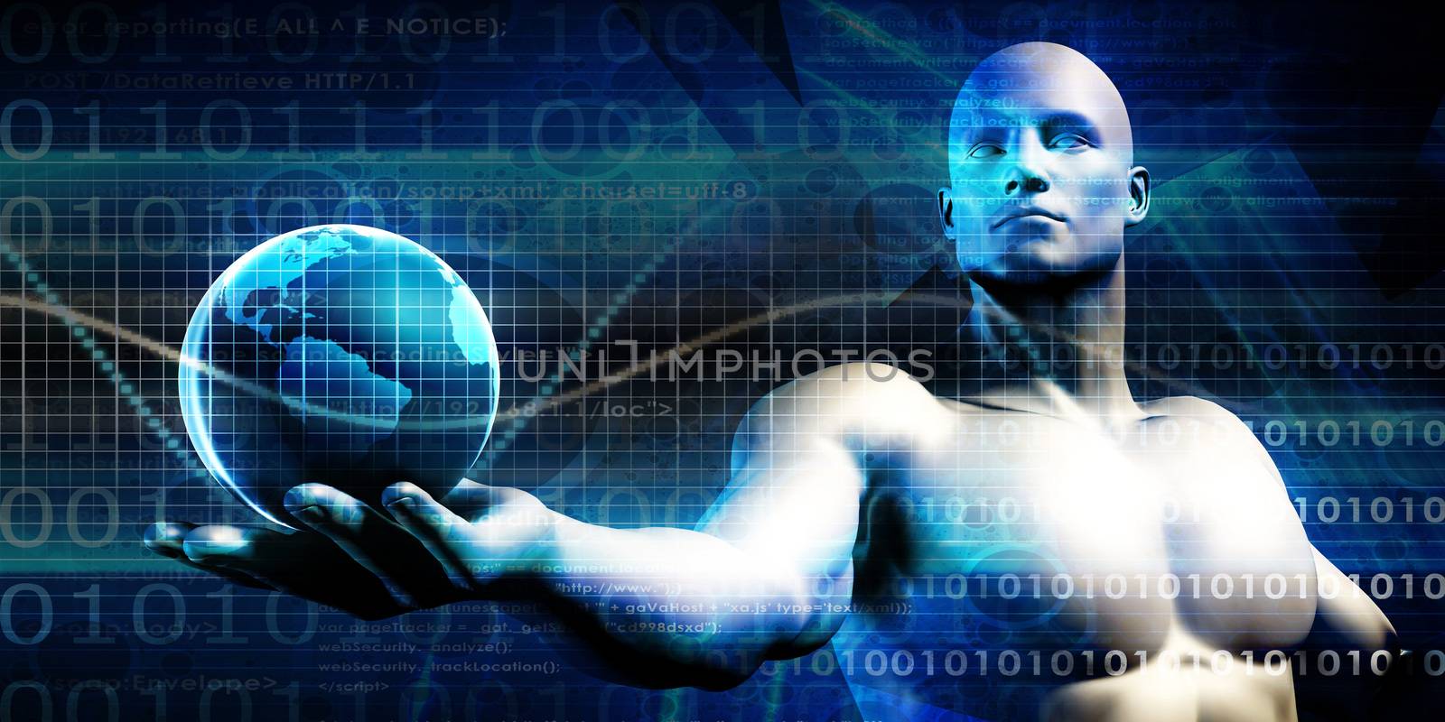 Futuristic Technology and Disruptive Technologies Worldwide as Concept