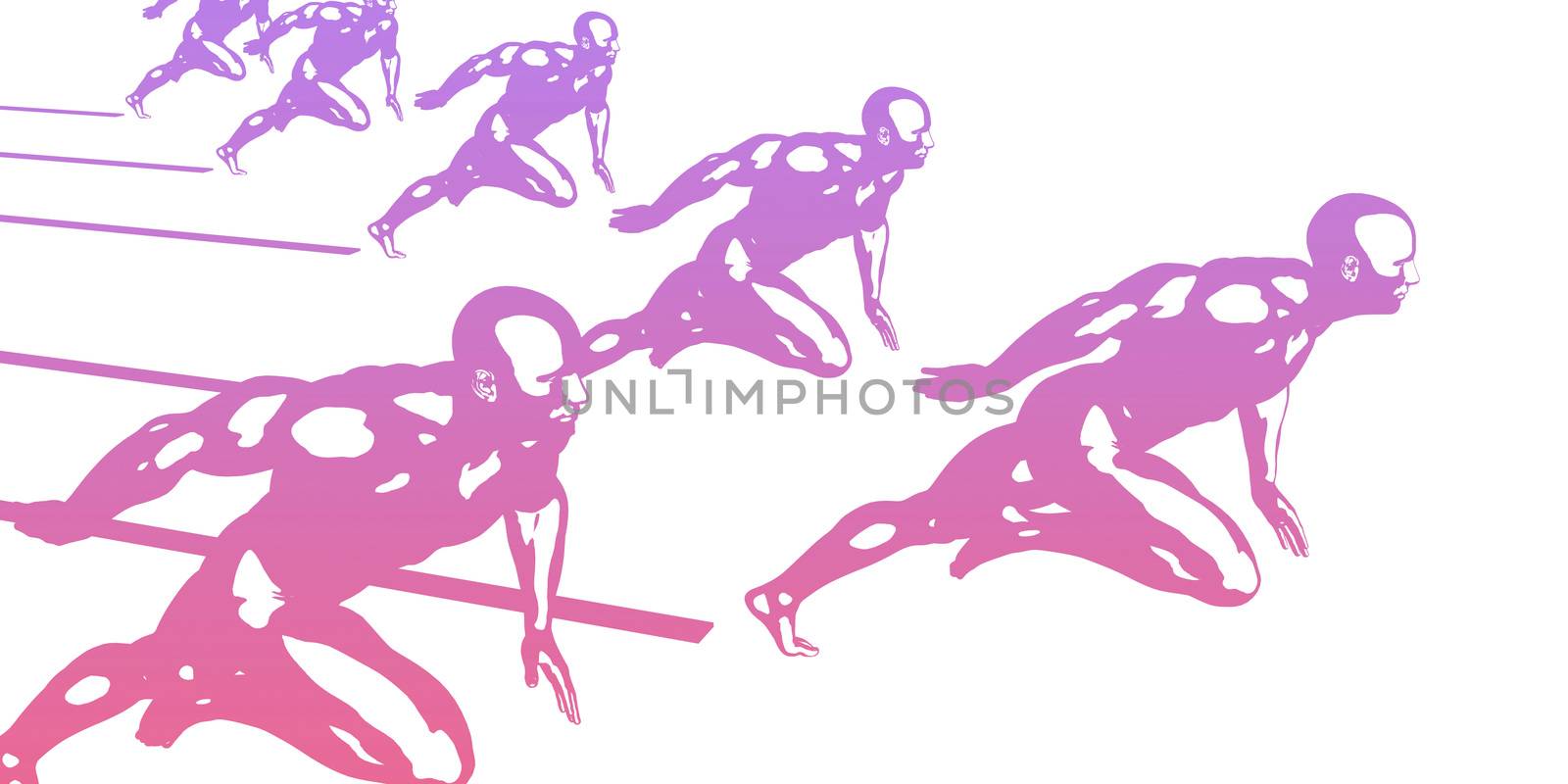 Striving for Excellence with Men Chasing Perfection Art