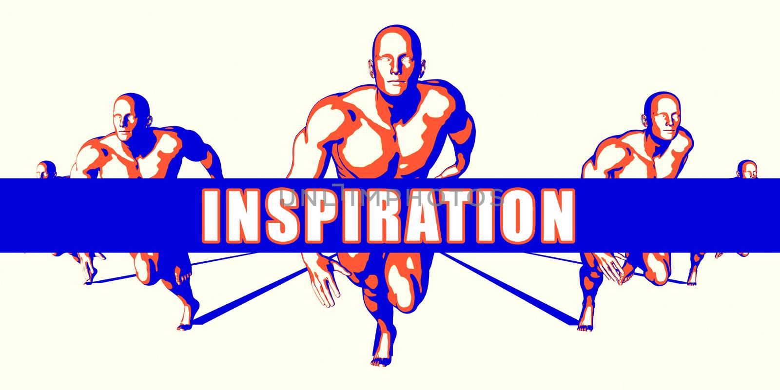Inspiration as a Competition Concept Illustration Art