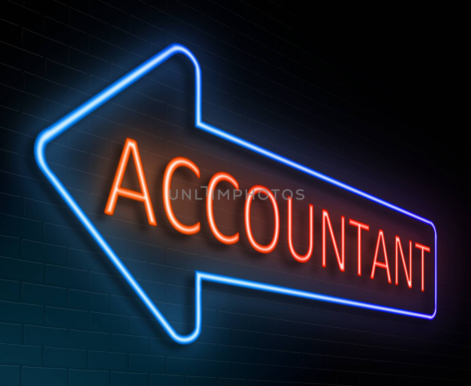 Accountant sign concept. by 72soul