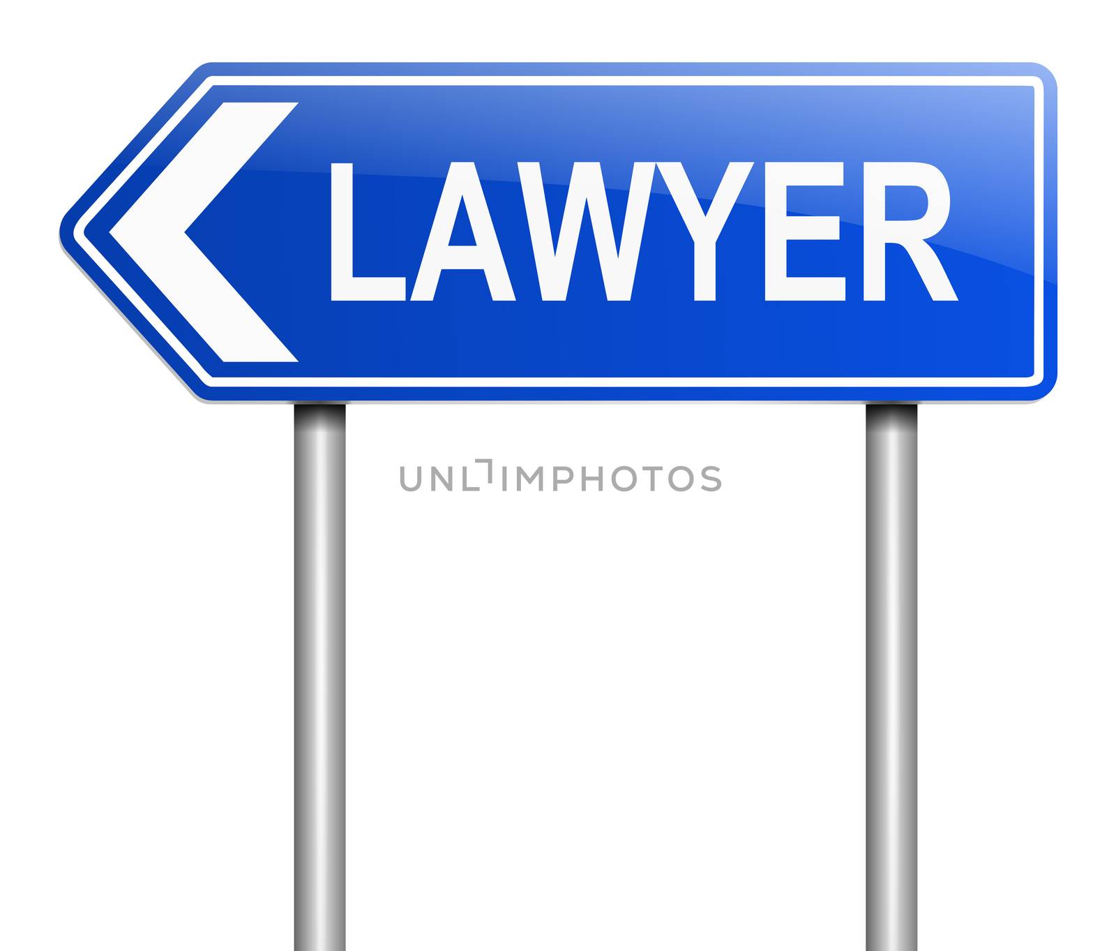 Lawyer sign concept. by 72soul