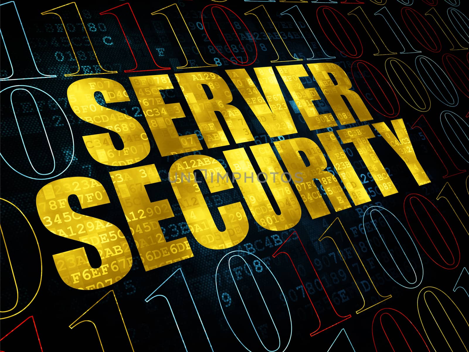 Privacy concept: Server Security on Digital background by maxkabakov