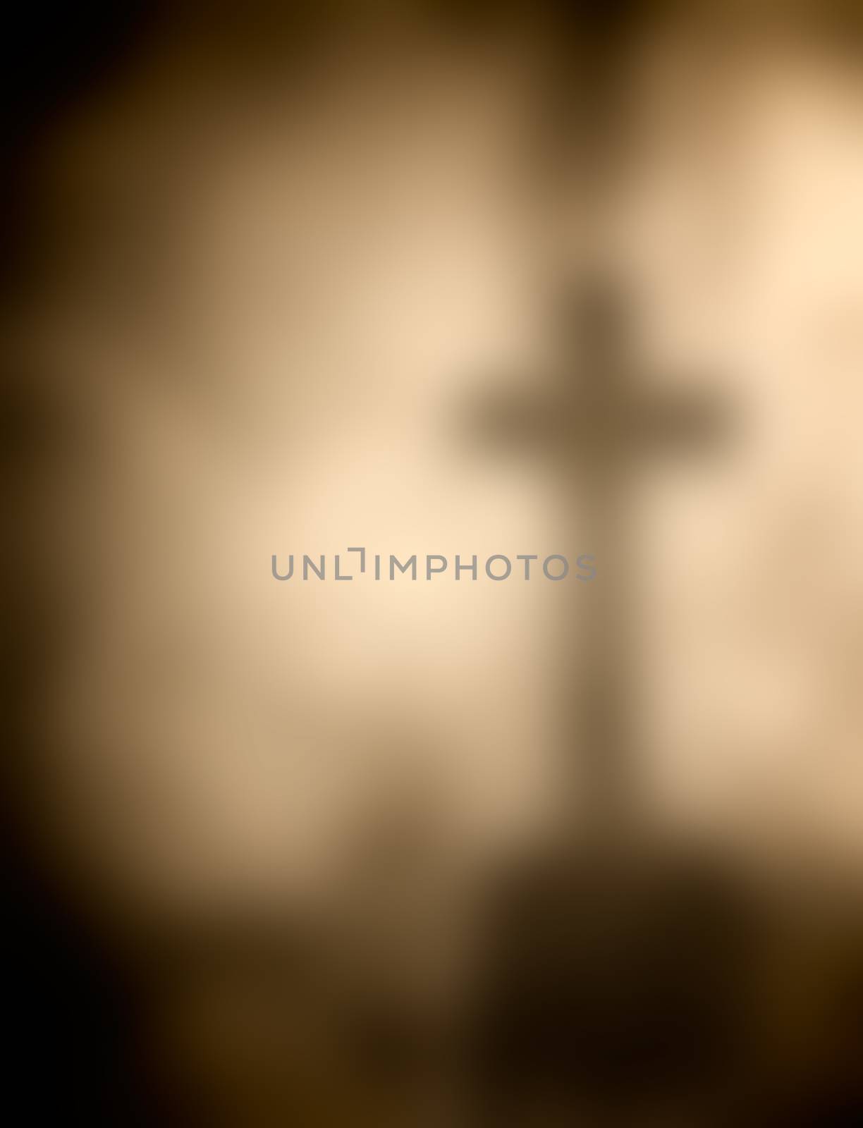Abstract blur Cross bokeh background by motorolka