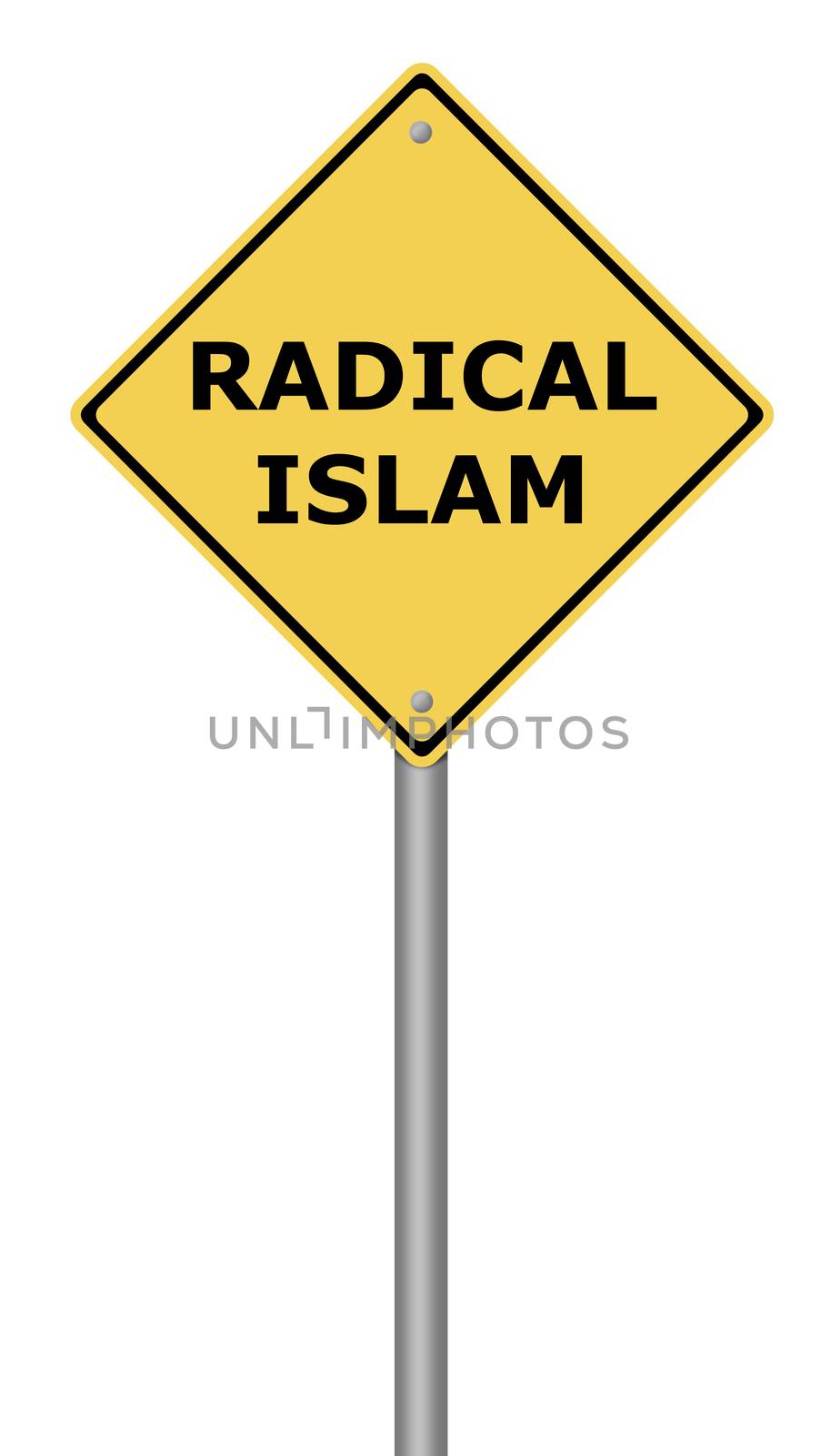 Radical Islam Warning Sign by hlehnerer