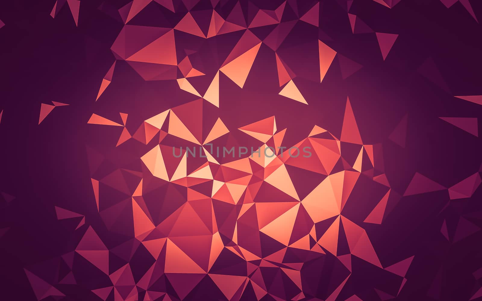 Abstract low poly background, geometry triangle by teerawit