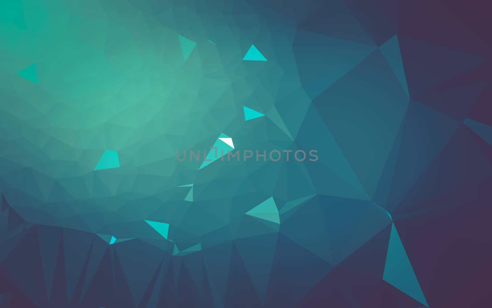 Abstract low poly background, geometry triangle by teerawit