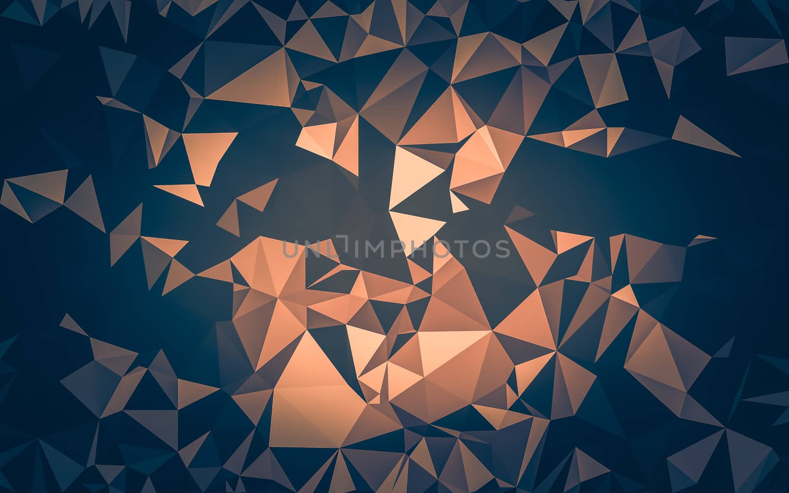 Abstract low poly background, geometry triangle by teerawit