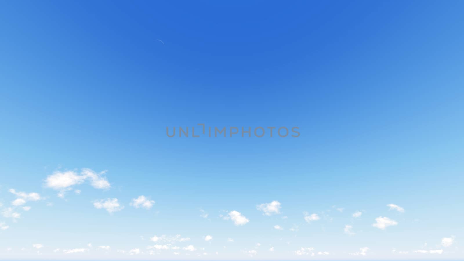 Cloudy blue sky abstract background, blue sky background with tiny clouds, 3d rendering

