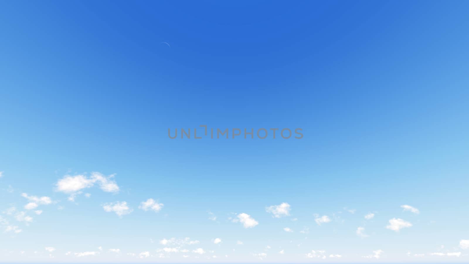 Cloudy blue sky abstract background, blue sky background with tiny clouds, 3d rendering

