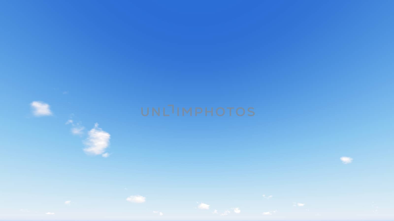 Cloudy blue sky abstract background, blue sky background with tiny clouds, 3d rendering

