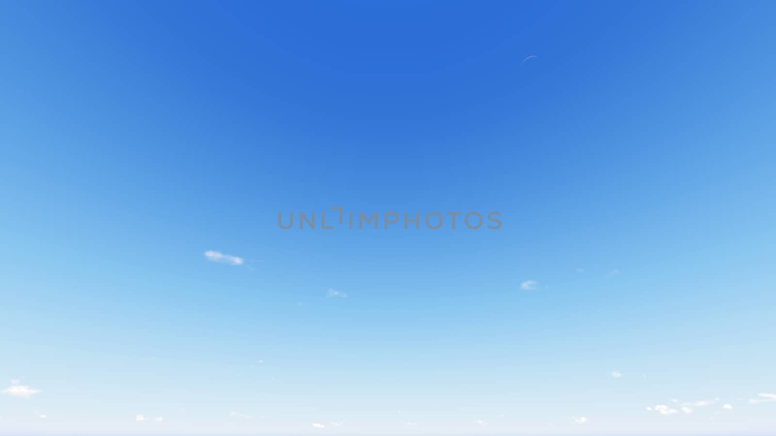 Cloudy blue sky abstract background, blue sky background with tiny clouds, 3d rendering

