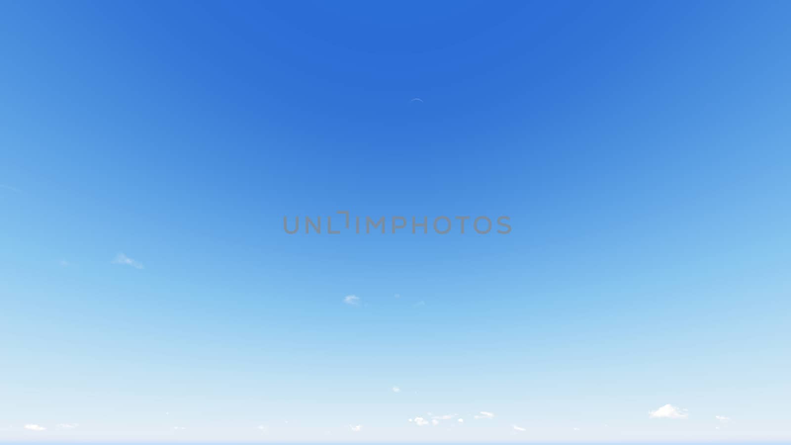 Cloudy blue sky abstract background, blue sky background with tiny clouds, 3d rendering

