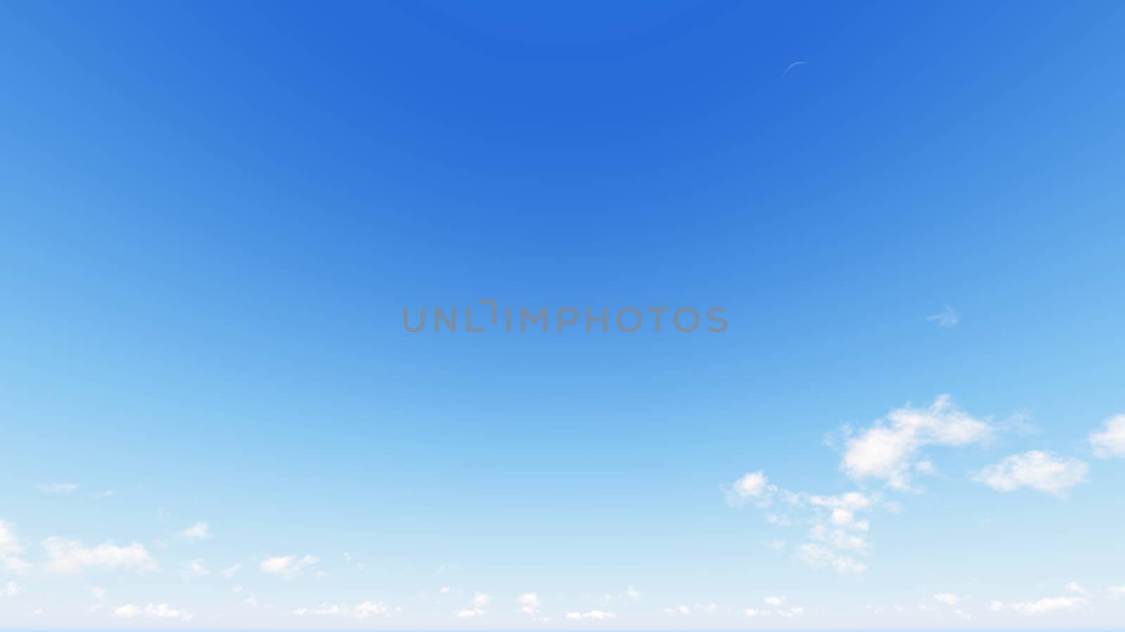 Cloudy blue sky abstract background, blue sky background with tiny clouds, 3d rendering

