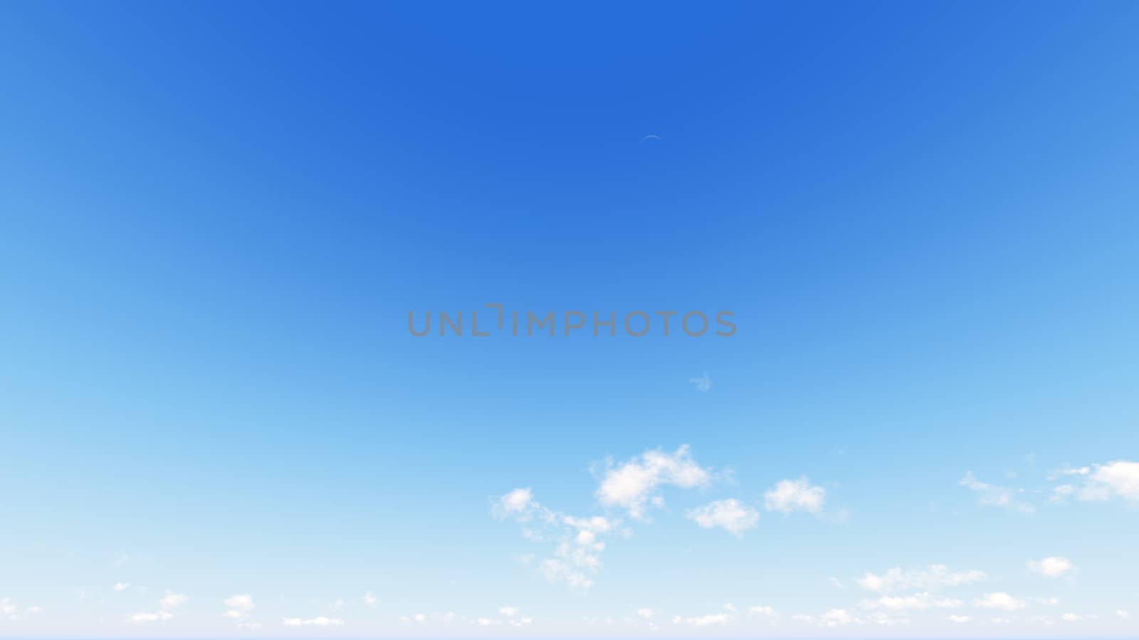 Cloudy blue sky abstract background, blue sky background with tiny clouds, 3d rendering

