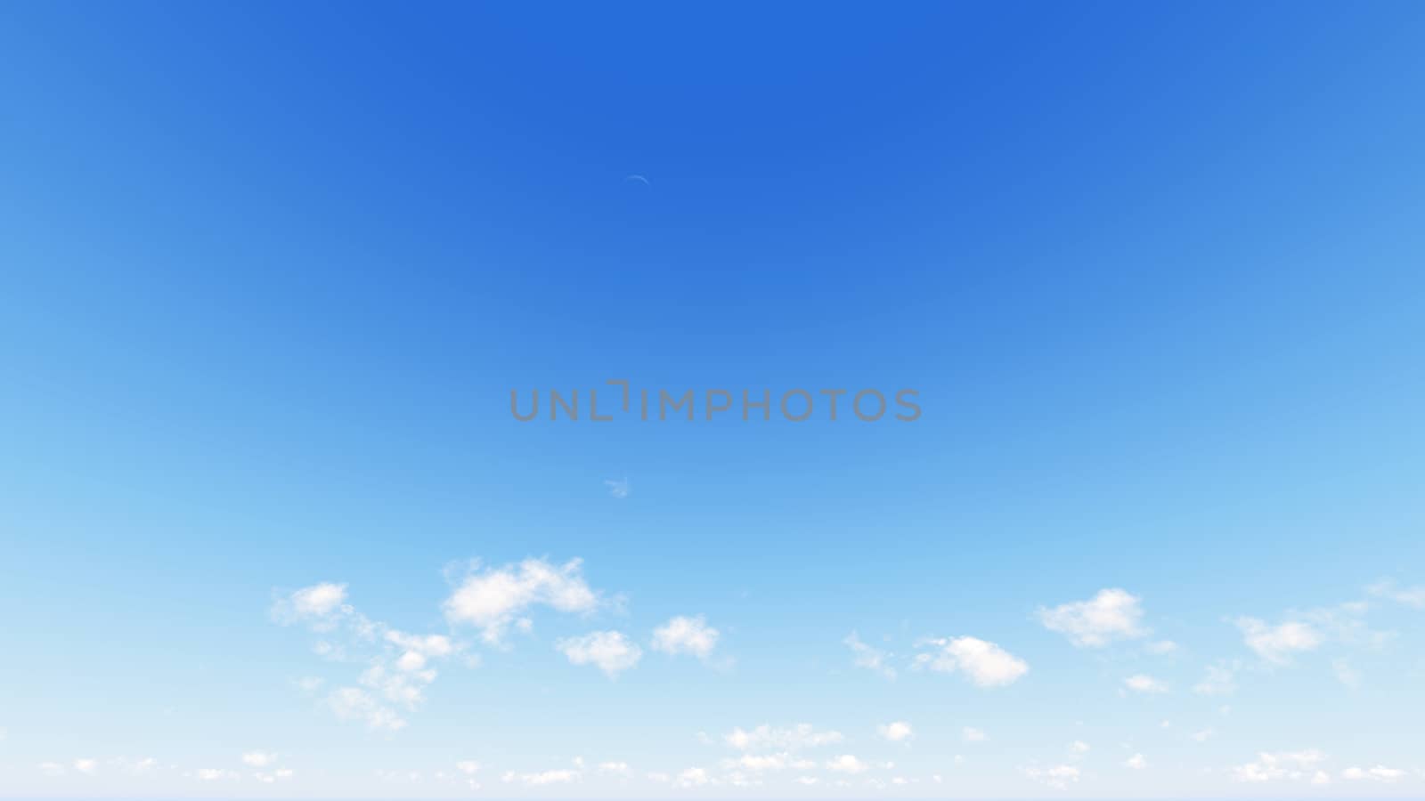 Cloudy blue sky abstract background, blue sky background with tiny clouds, 3d rendering

