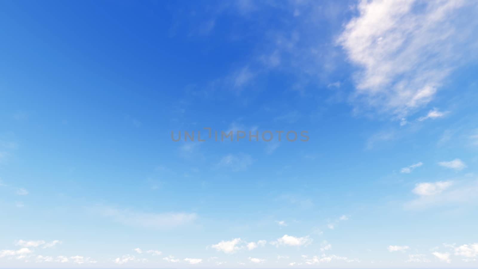 Cloudy blue sky abstract background, blue sky background with tiny clouds, 3d rendering

