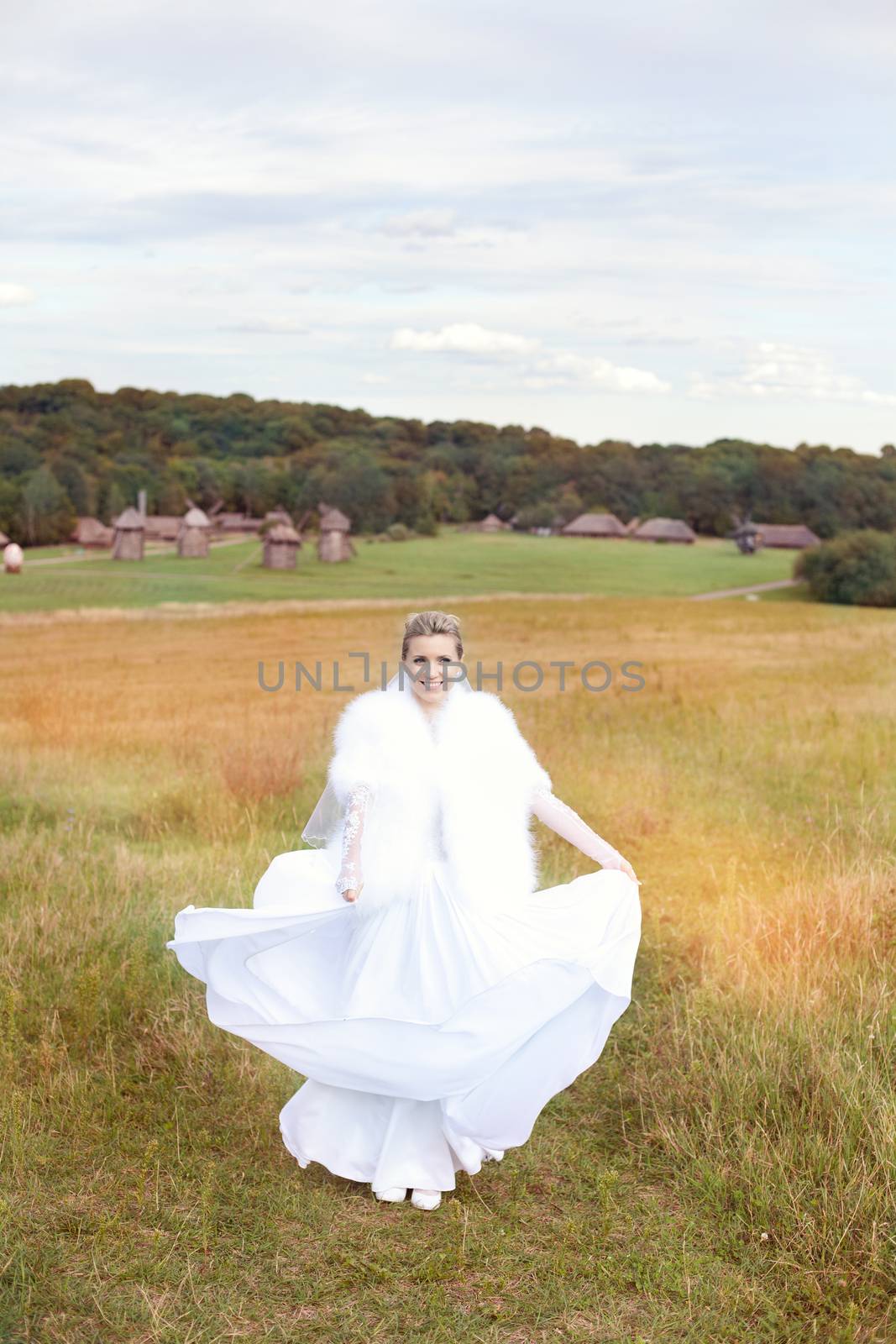 Bride blonde in nature by lanser314