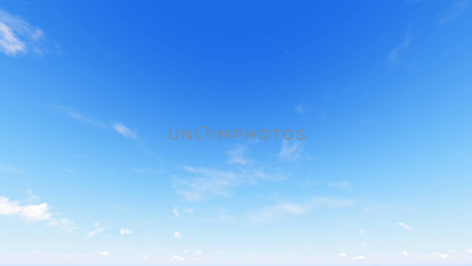 Cloudy blue sky abstract background, blue sky background with tiny clouds, 3d rendering

