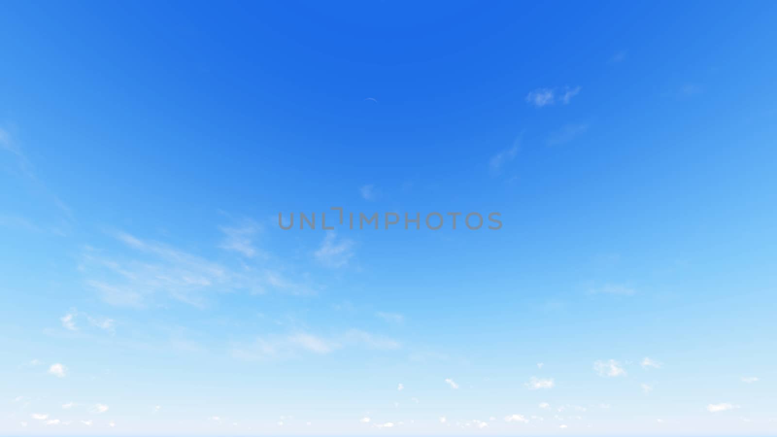 Cloudy blue sky abstract background, blue sky background with tiny clouds, 3d rendering

