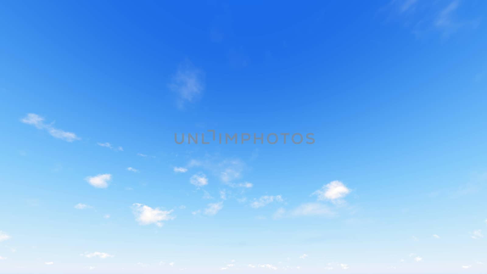 Cloudy blue sky abstract background, blue sky background with tiny clouds, 3d rendering

