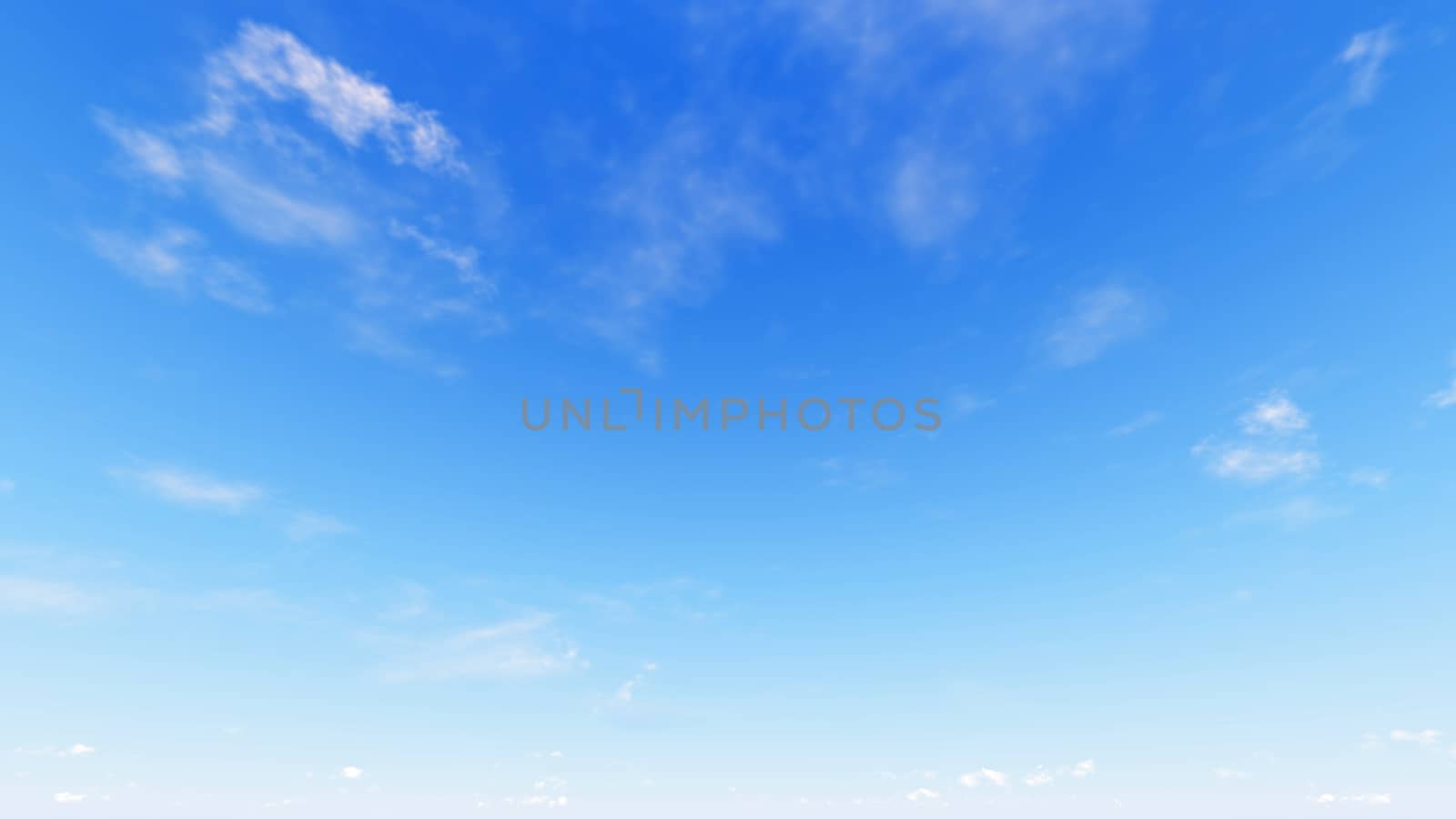 Cloudy blue sky abstract background, blue sky background with tiny clouds, 3d rendering

