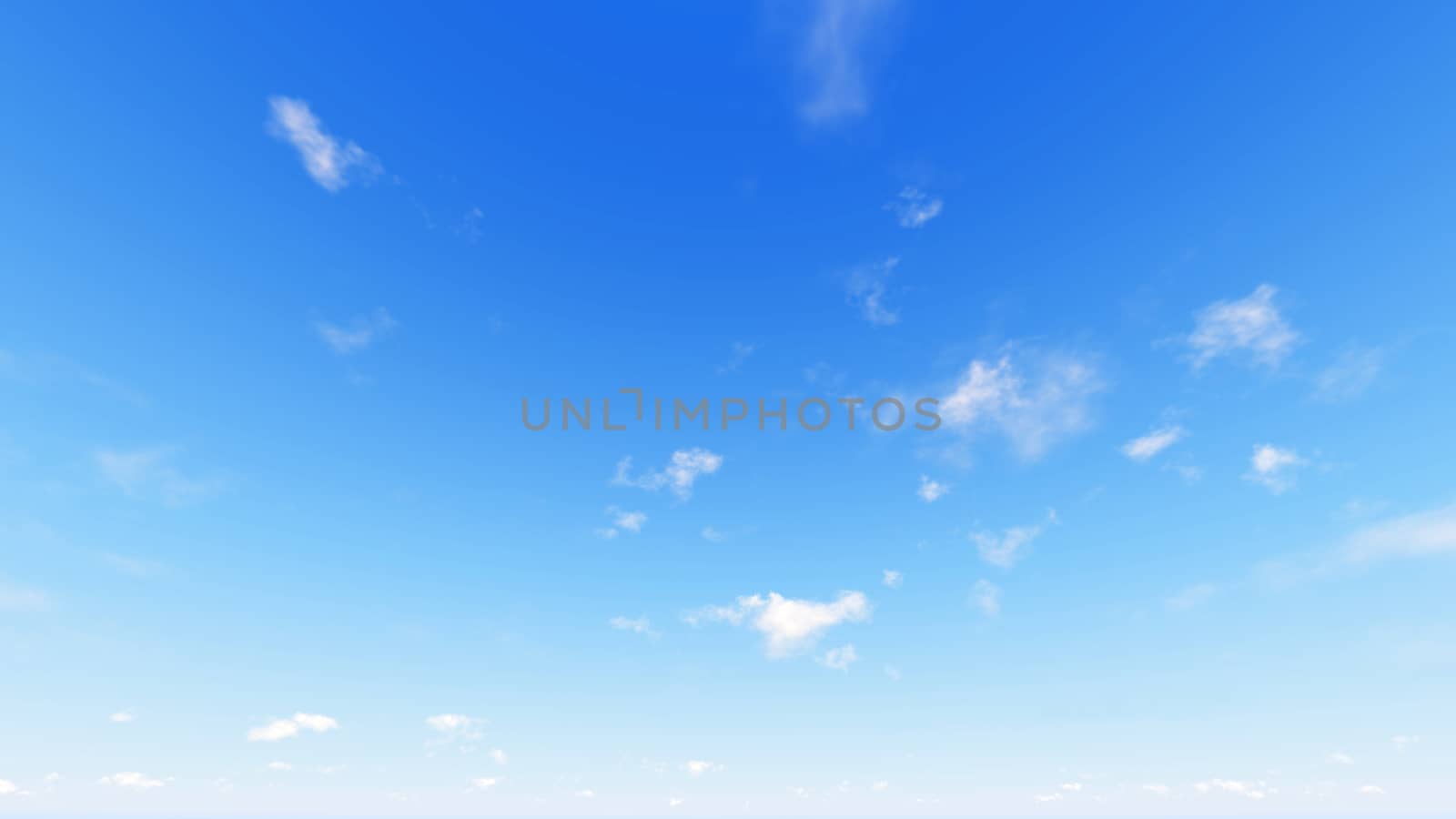 Cloudy blue sky abstract background, blue sky background with tiny clouds, 3d rendering

