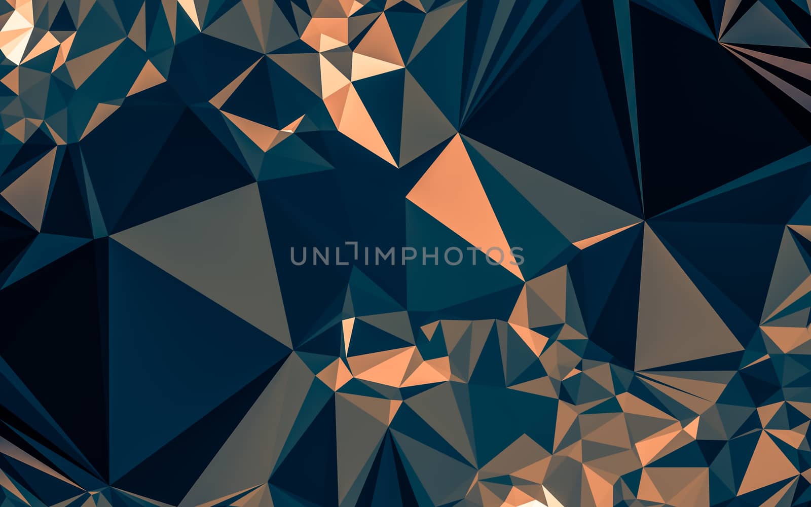 Abstract low poly background, geometry triangle by teerawit