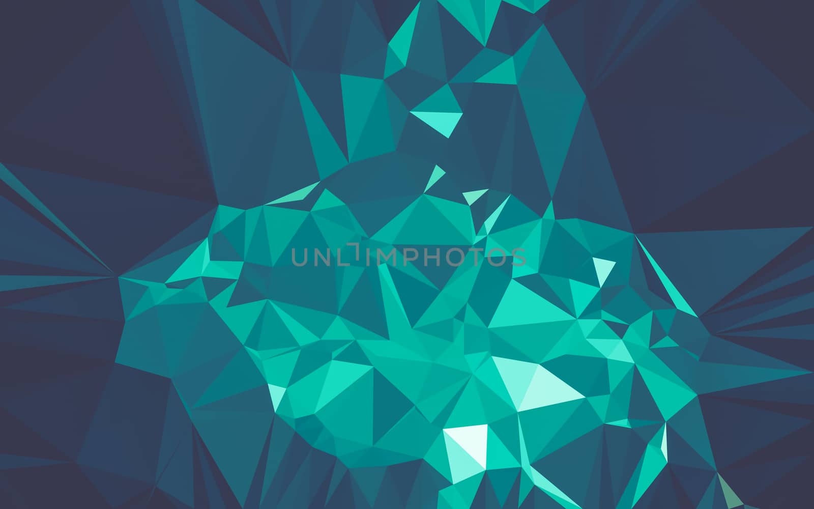 Abstract low poly background, geometry triangle by teerawit