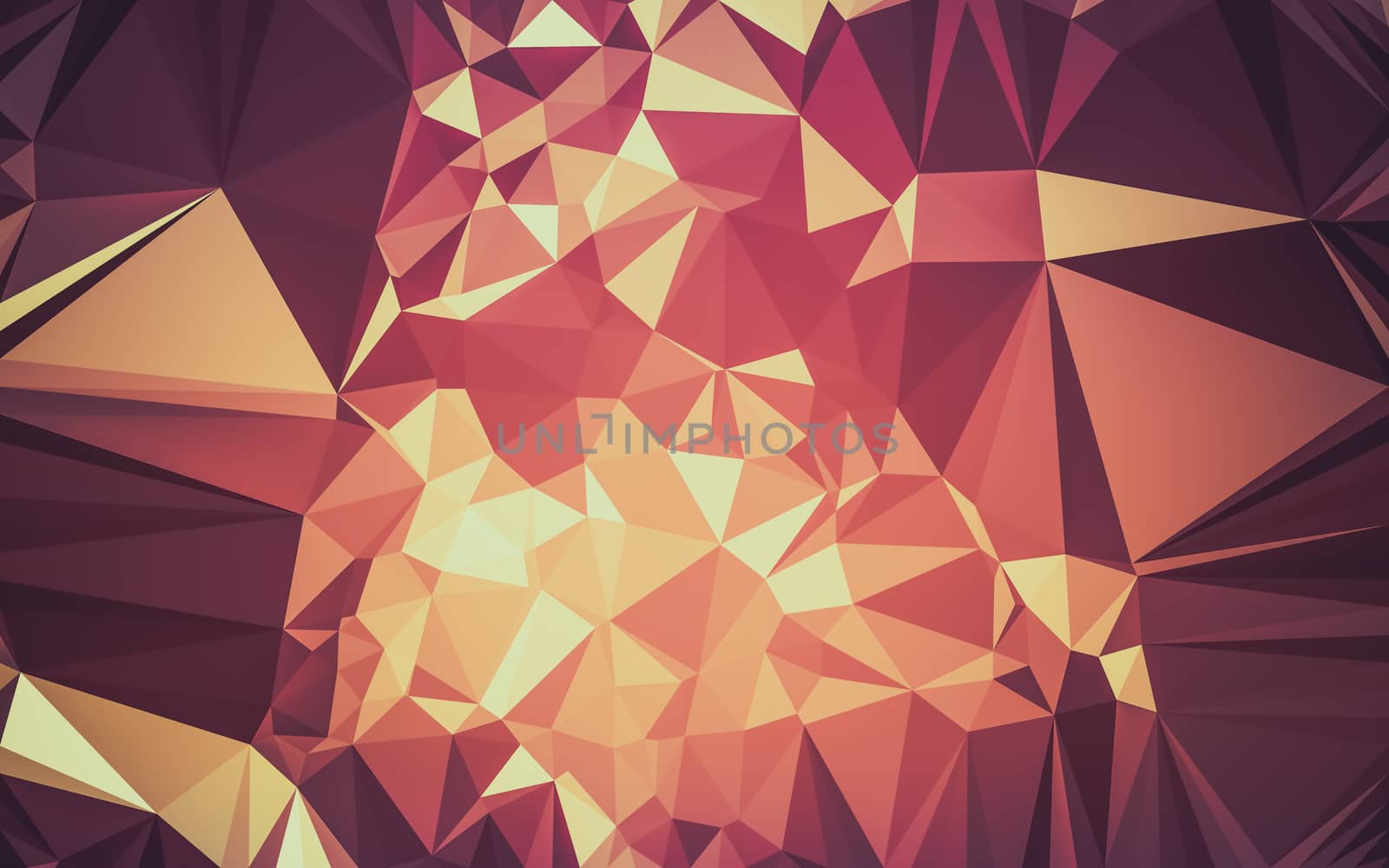 Abstract low poly background, geometry triangle by teerawit