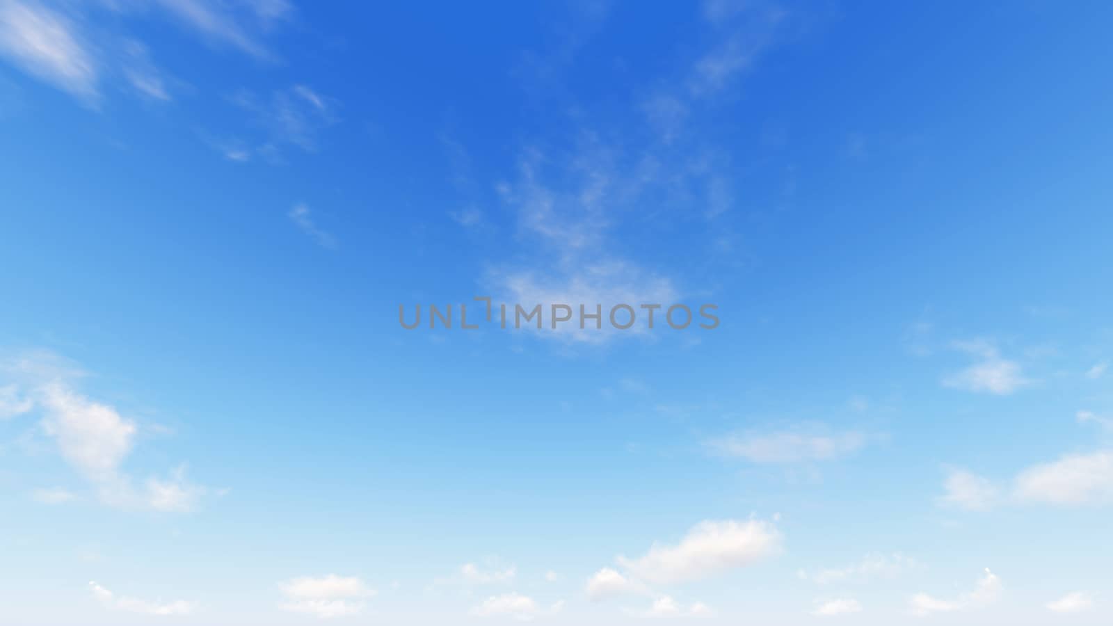 Cloudy blue sky abstract background, blue sky background with tiny clouds, 3d rendering

