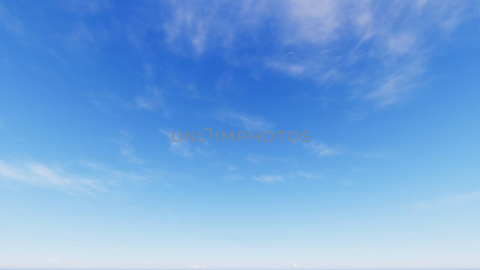 Cloudy blue sky abstract background, blue sky background with tiny clouds, 3d rendering

