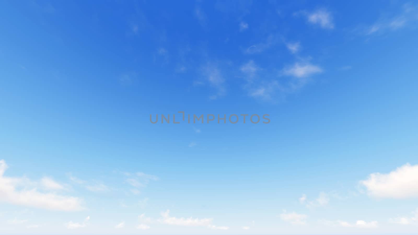 Cloudy blue sky abstract background, blue sky background with tiny clouds, 3d rendering

