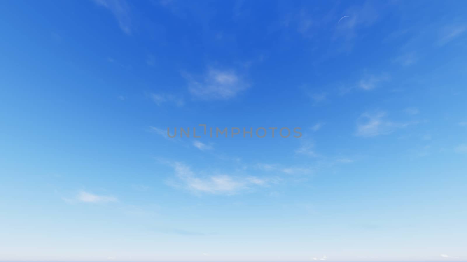 Cloudy blue sky abstract background, blue sky background with tiny clouds, 3d rendering

