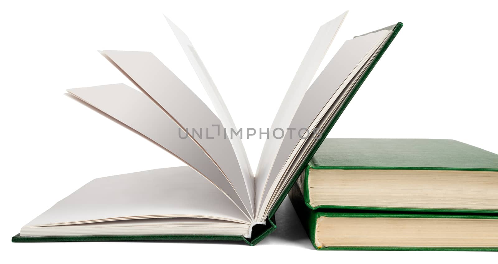 Open book, hardback books by cherezoff