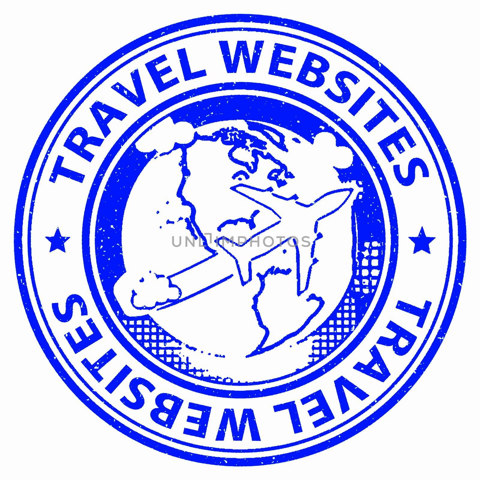 Travel Websites Shows Vacation Journeys And Getaway by stuartmiles