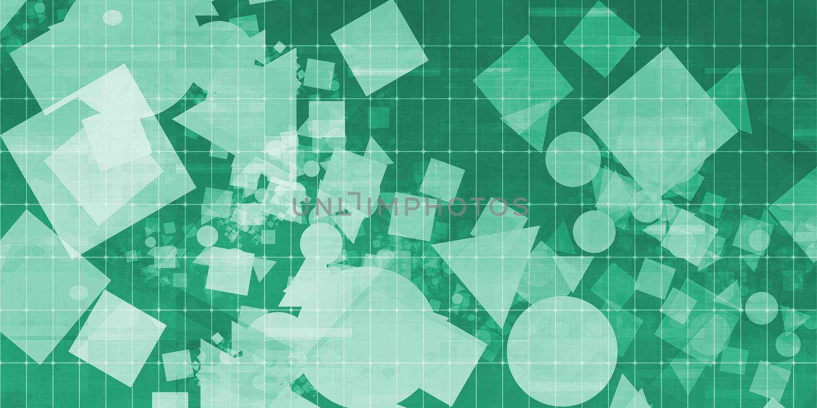 Messy Shapes Background as a Concept Art