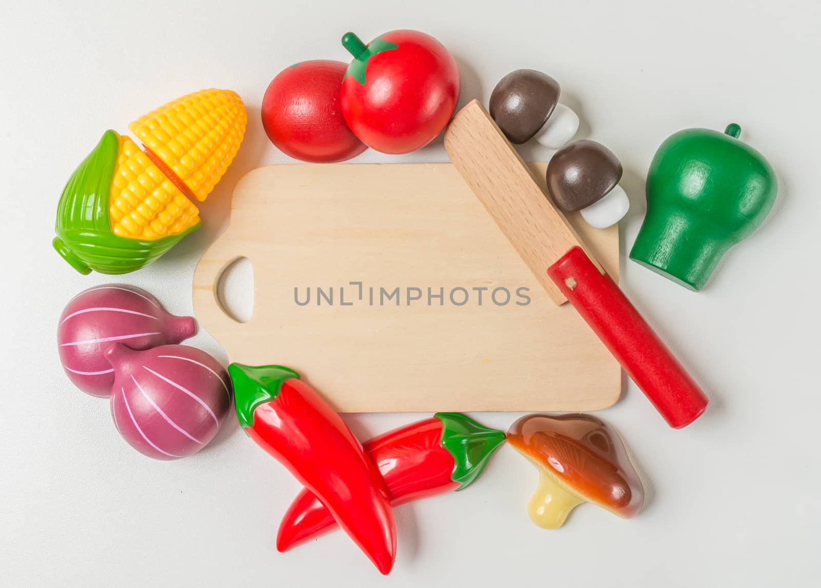 Food wooden toy for children
