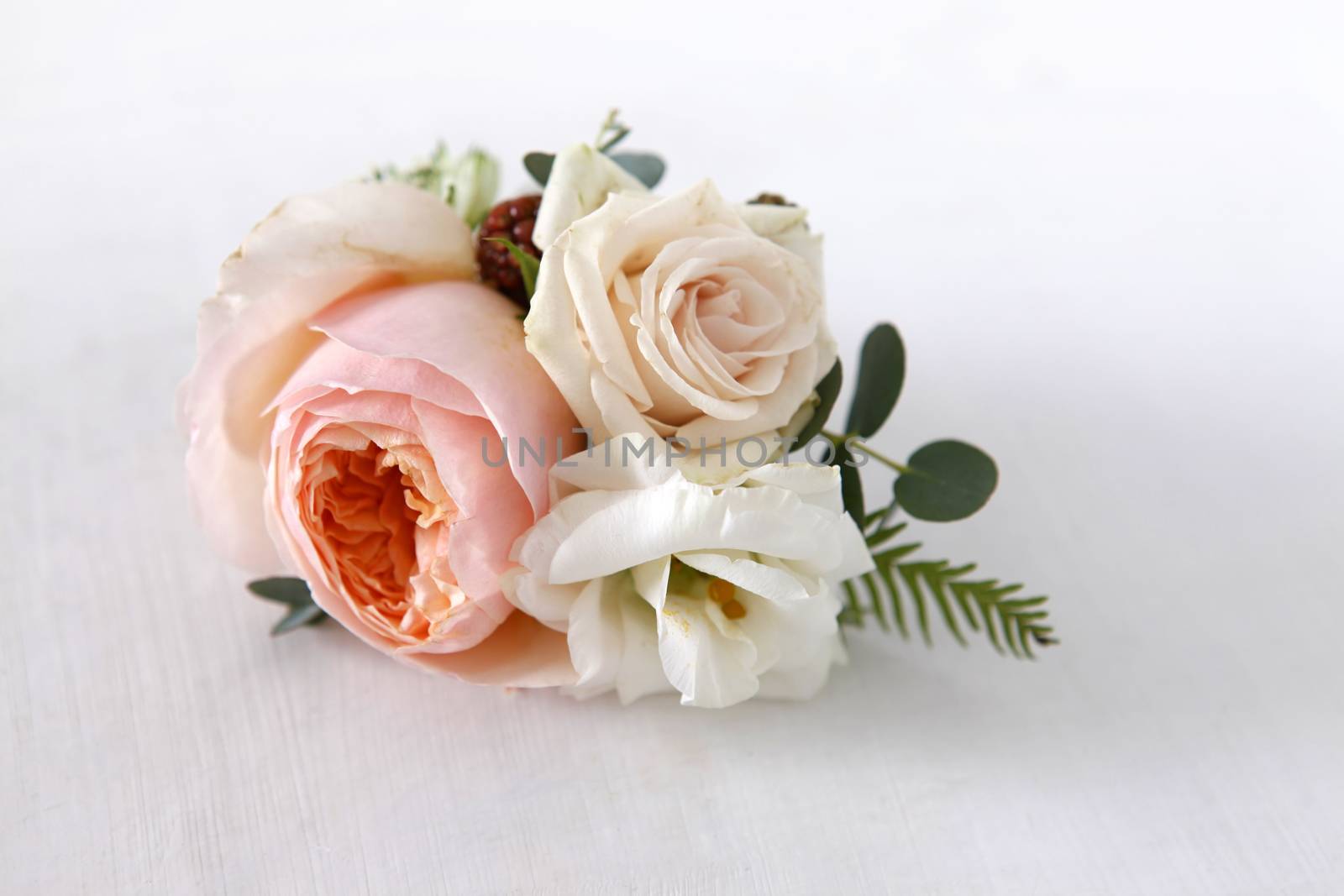 Image of a creatively designed boutonniere