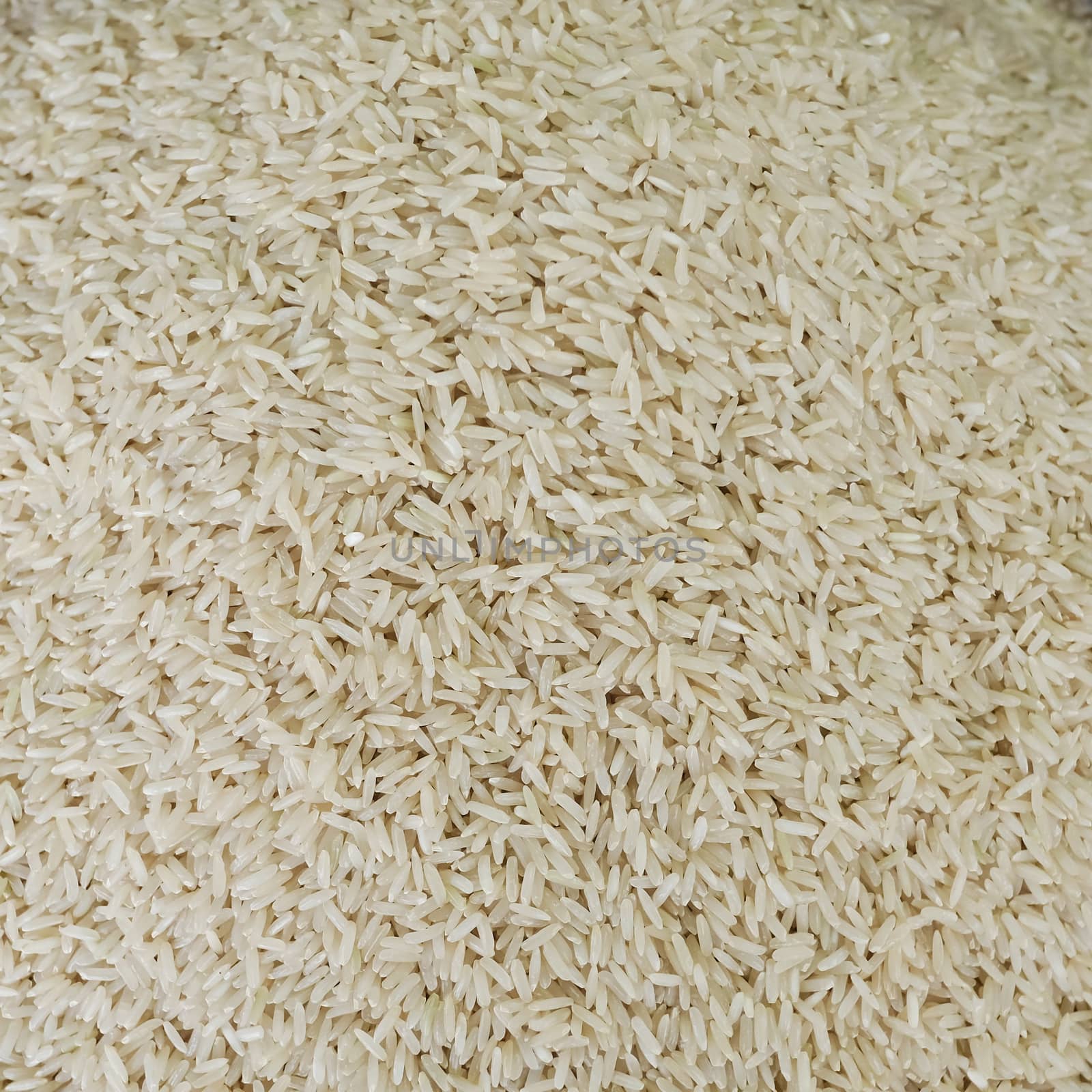 Uncooked white rice background