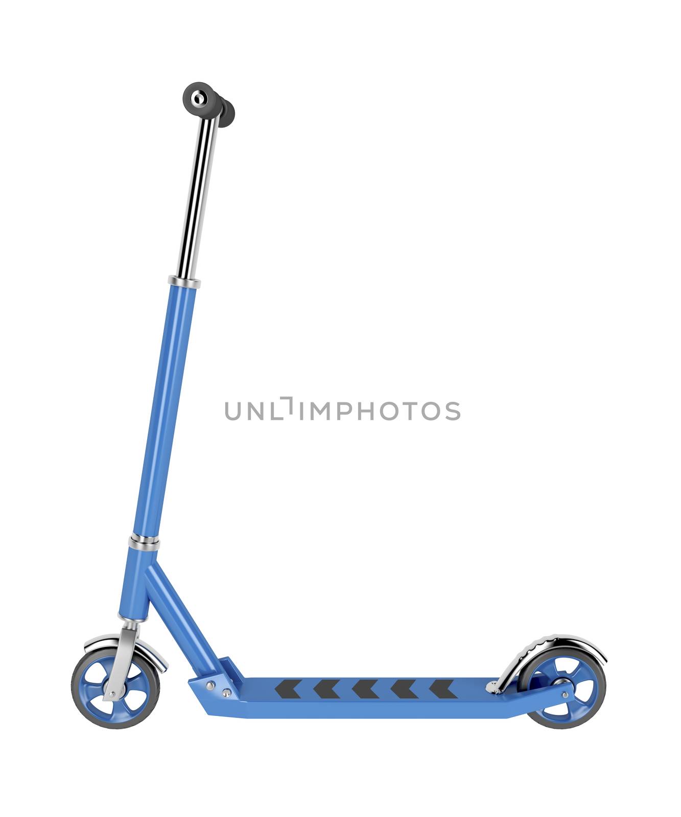 Kick scooter isolated on white  by magraphics