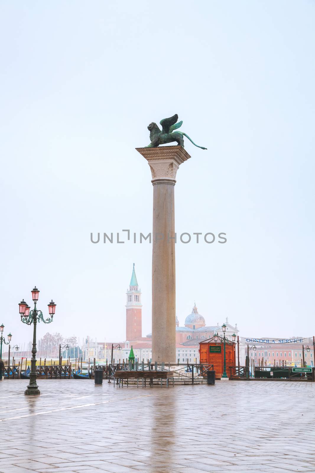 San Marco square in Venice, Italy early in the morning