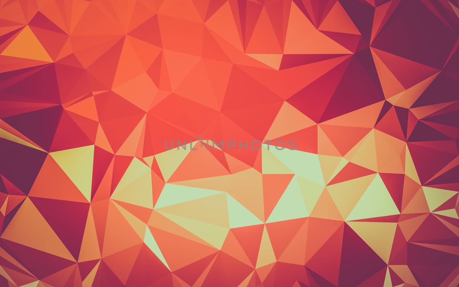 Abstract low poly background, geometry triangle by teerawit