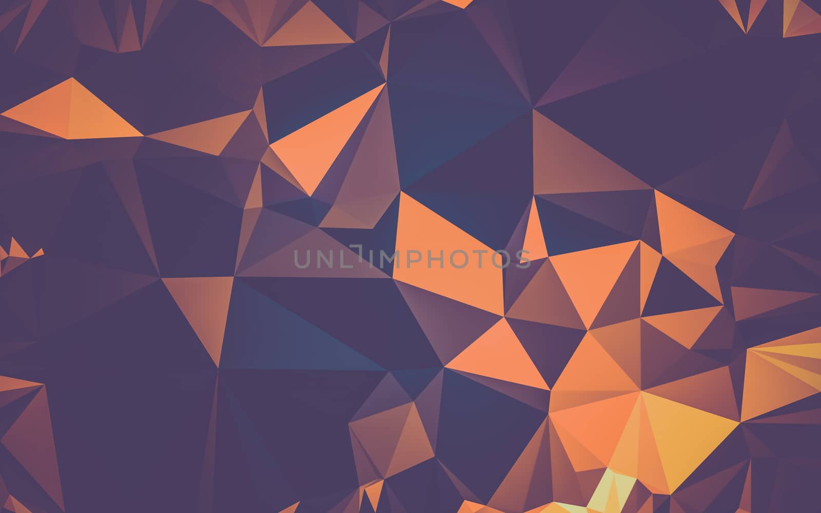 Abstract low poly background, geometry triangle by teerawit