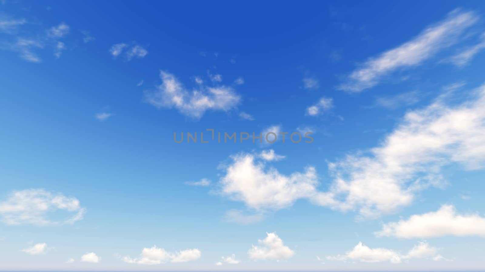 Cloudy blue sky abstract background, blue sky background with tiny clouds, 3d rendering

