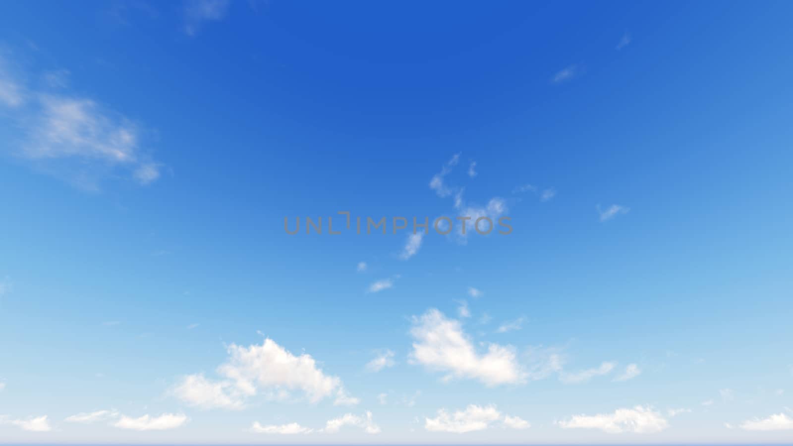 Cloudy blue sky abstract background, blue sky background with tiny clouds, 3d rendering

