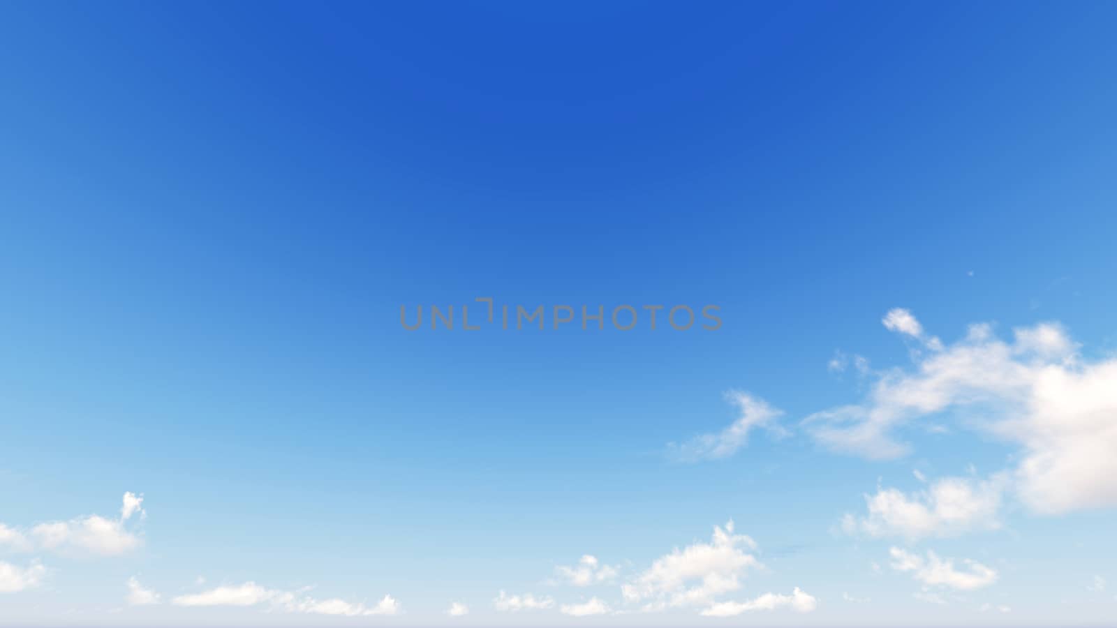 Cloudy blue sky abstract background, blue sky background with tiny clouds, 3d rendering

