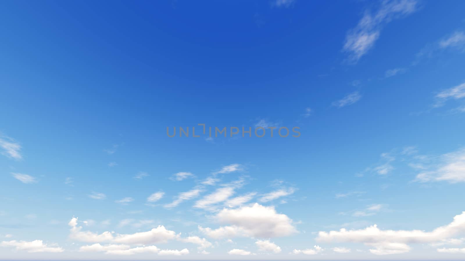 Cloudy blue sky abstract background, blue sky background with tiny clouds, 3d rendering

