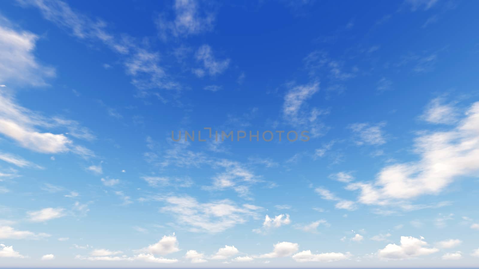 Cloudy blue sky abstract background, blue sky background with tiny clouds, 3d rendering

